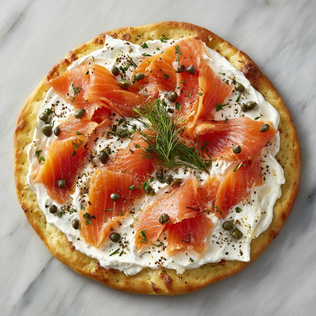 Savory Smoked Salmon Pizza in 15 Minutes Recipe - Recipe Image