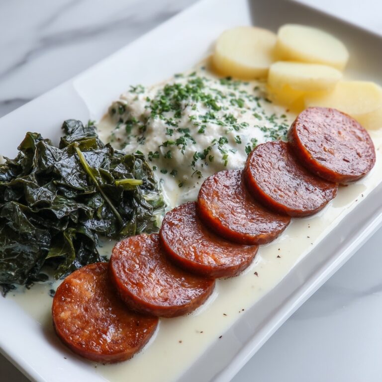 Hearty Dutch Stamppot with Kale and Smoked Sausage Recipe