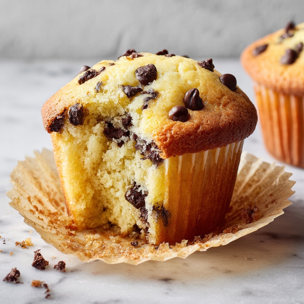 Easy Chocolate Chip Muffins Recipe - Recipe Image
