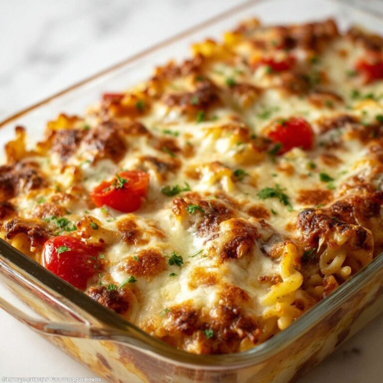 Cheesy Chicken Parmesan Casserole Recipe