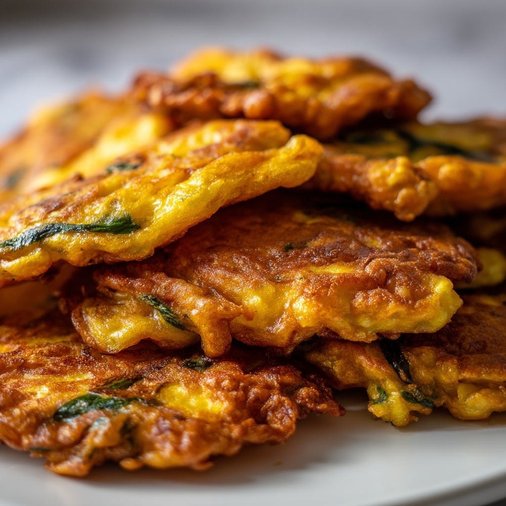 Indian Vegetable Pakora Fritters Recipe - Recipe Image