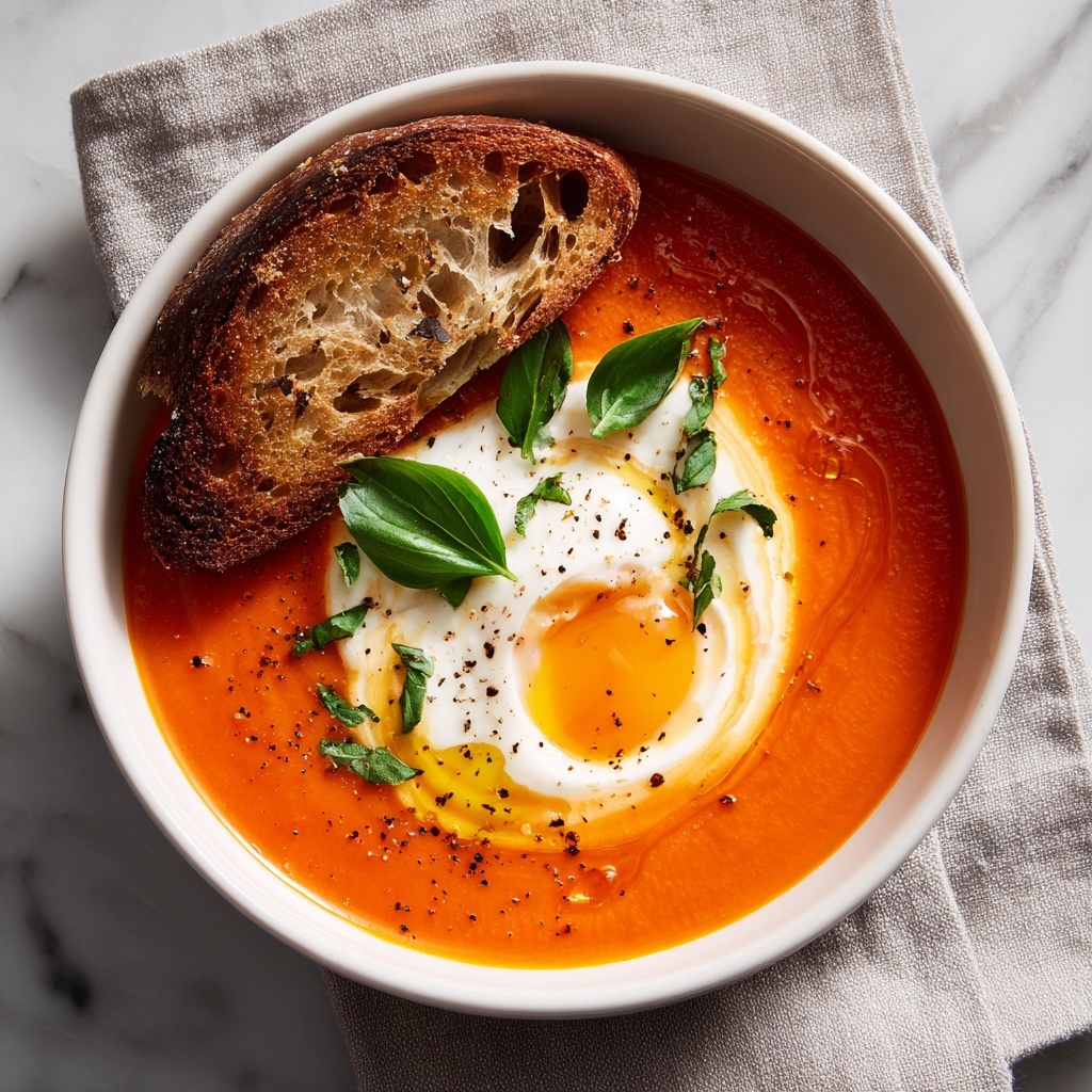 Creamy Tomato Basil Soup Recipe - Recipe Image