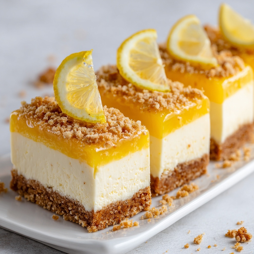 Easy Vegan Lemon Cheesecake (No-Bake) Recipe - Recipe Image