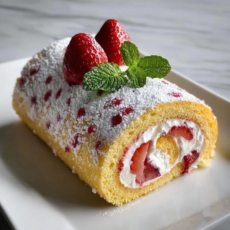 Strawberry Swiss Roll Recipe