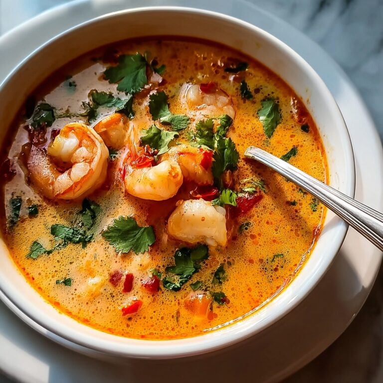 Creamy Thai Shrimp Coconut Curry Soup Recipe