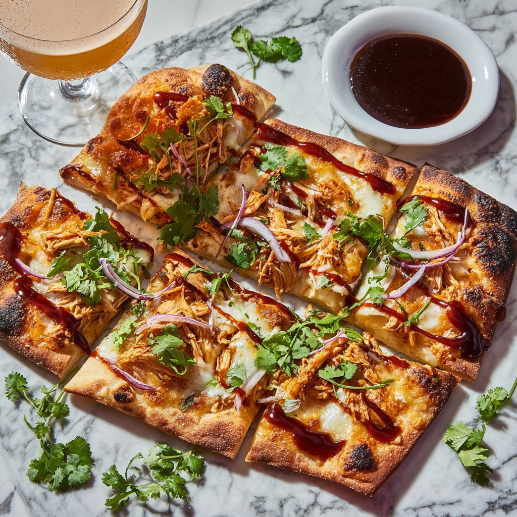 Grilled BBQ Chicken Pizza Recipe - Recipe Image