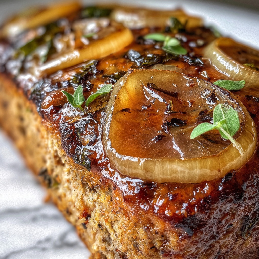 Savory French Onion Meatloaf That Will Comfort Your Soul Recipe - Recipe Image
