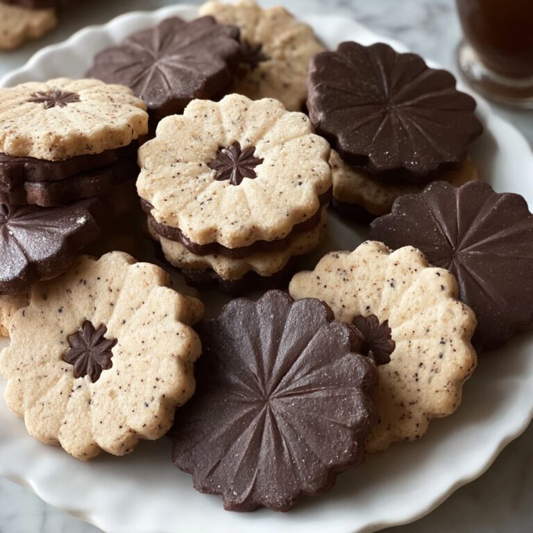 Espresso Shortbread Cookies Recipe
