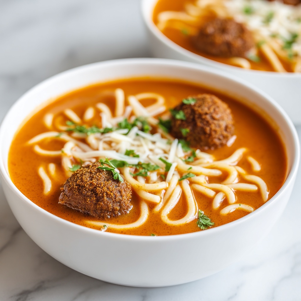 Chunky Italian Meatball Soup Recipe - Recipe Image