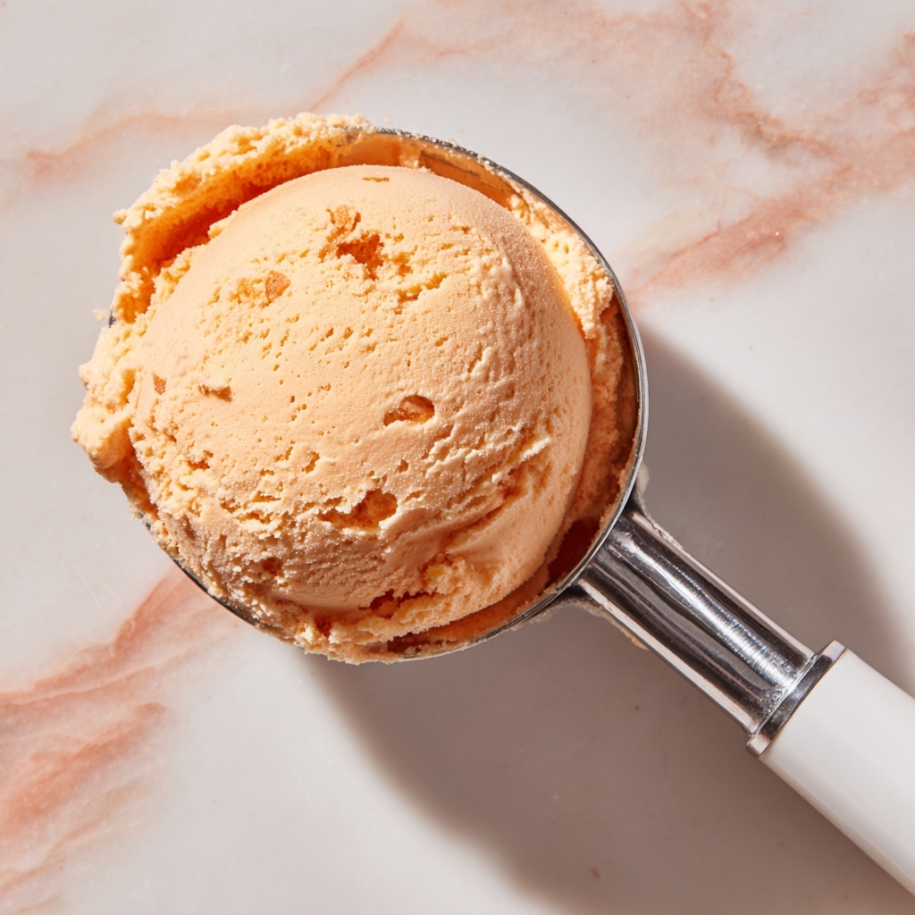 The Best Peach Sorbet Without Ice Cream Maker Recipe - Recipe Image
