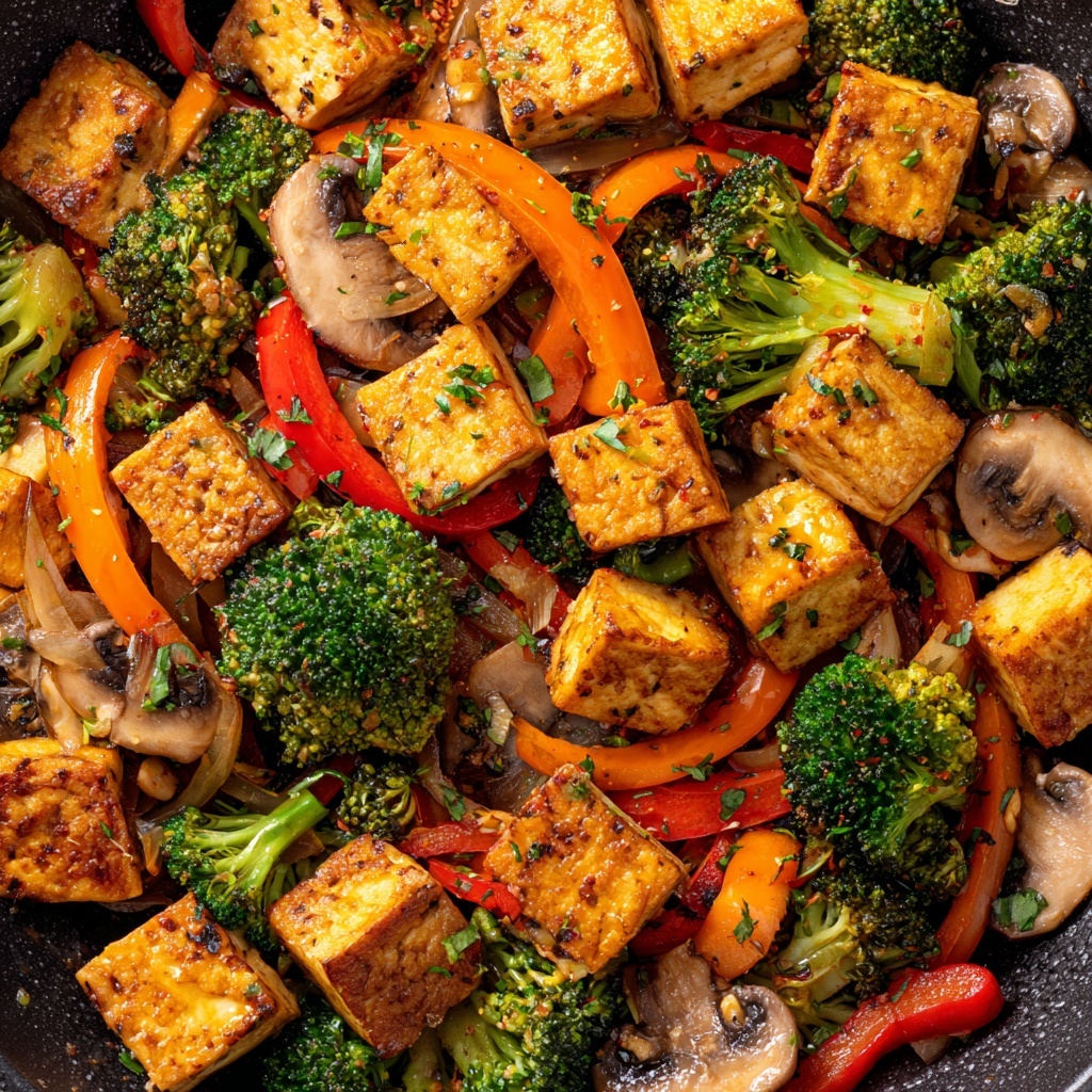 Tofu Stir Fry with Vegetables Recipe - Recipe Image