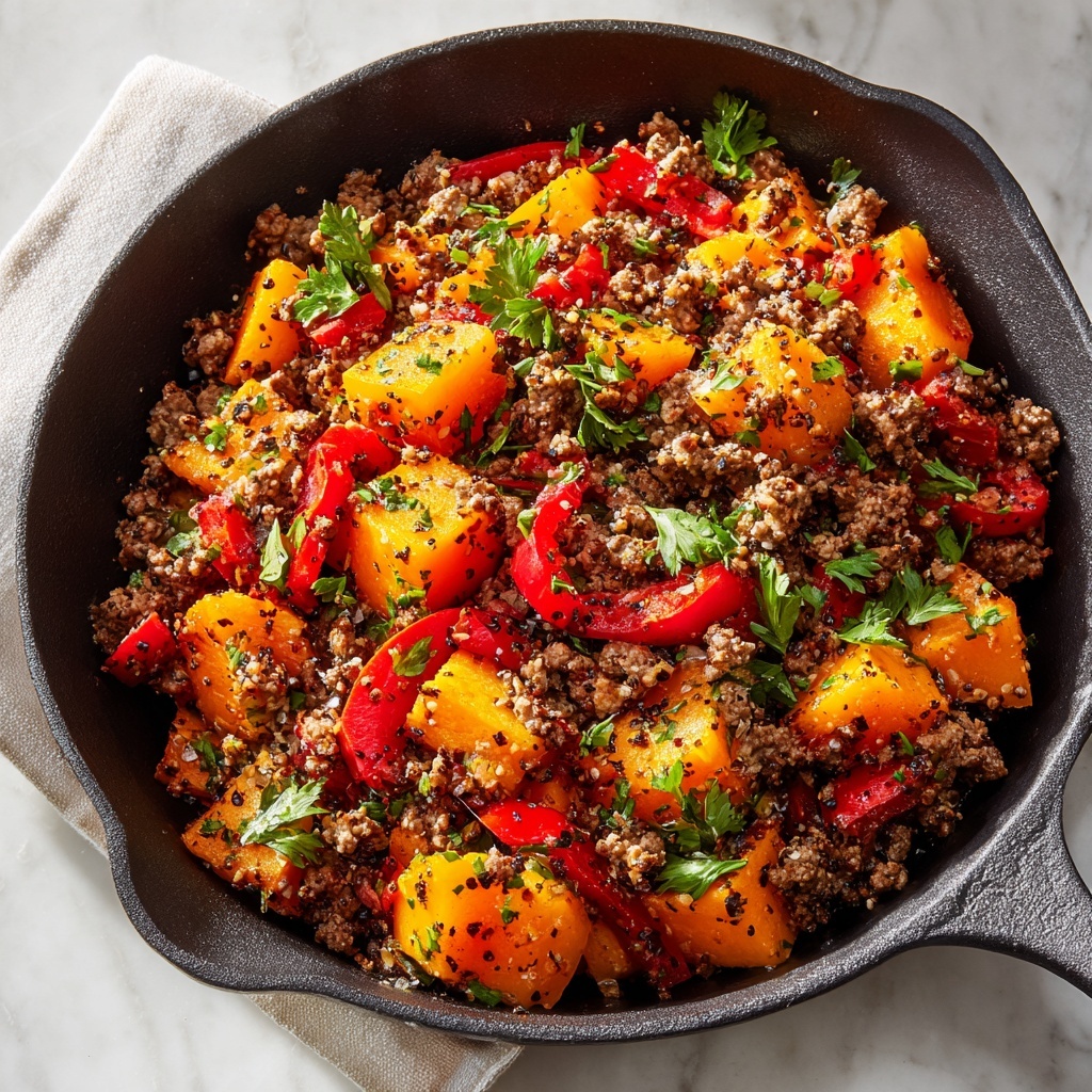 Ground Turkey and Sweet Potato Skillet Delight Recipe - Recipe Image