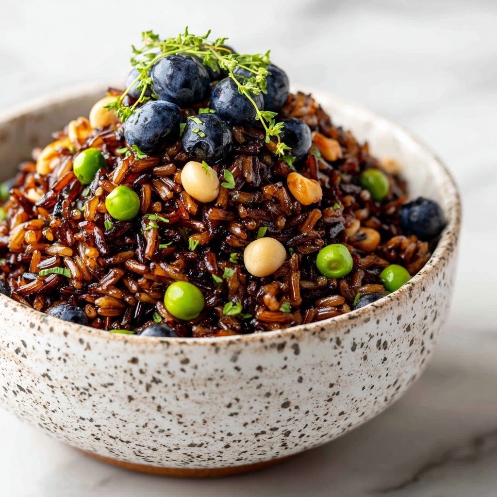 Wild Rice with Dried Blueberries and Pecans Recipe - Recipe Image