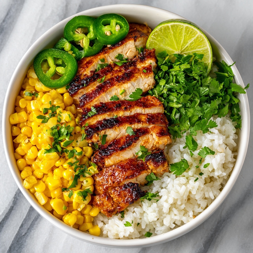 Street Corn Chicken Rice Bowl Recipe - Recipe Image
