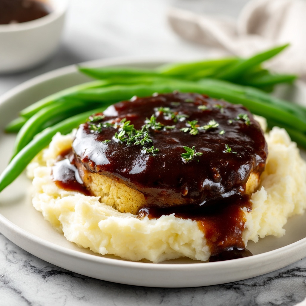Easy Salisbury Steak with Rich Gravy Recipe - Recipe Image