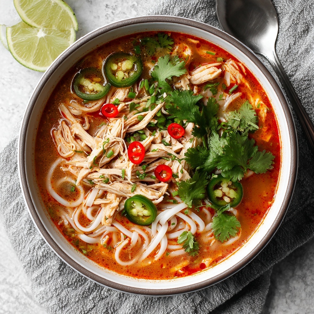 Spicy Chicken Soup Recipe - Recipe Image