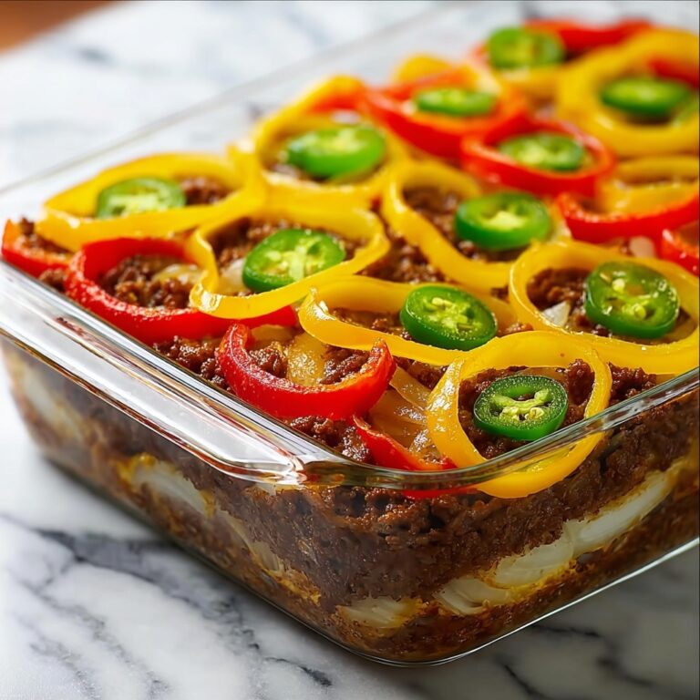 Southern Five Layer Beef Casserole Recipe