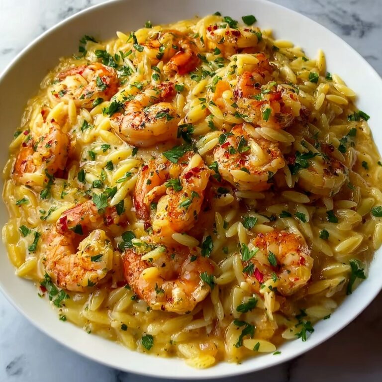 Shrimp Orzo: Creamy Parmesan Delight in 25 Minutes Recipe