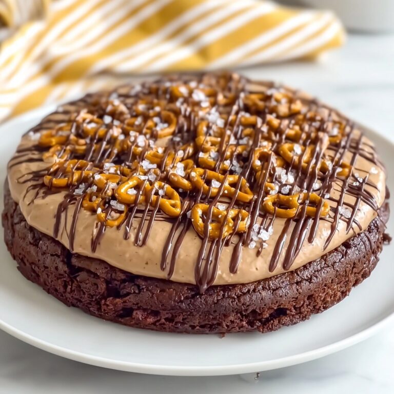 Brownie Lover’s Peanut Butter Pizza Recipe