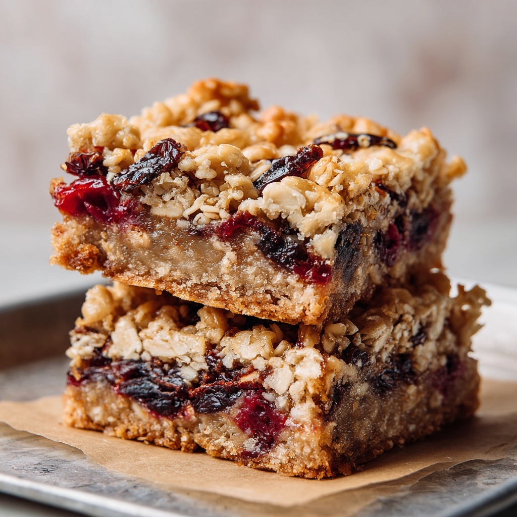 Oatmeal Raisin Cookie Bars Recipe - Recipe Image