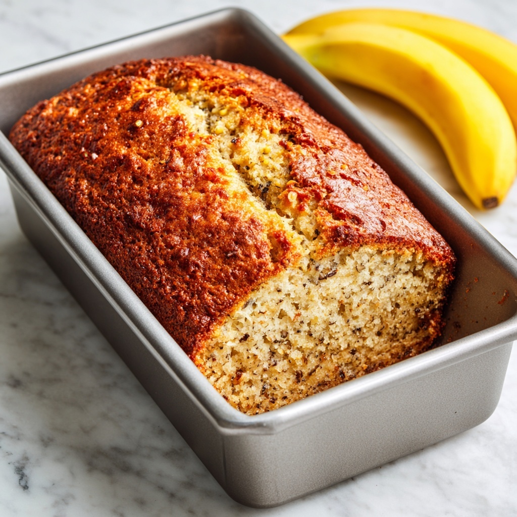 Moist Banana Bread with Walnuts Recipe - Recipe Image
