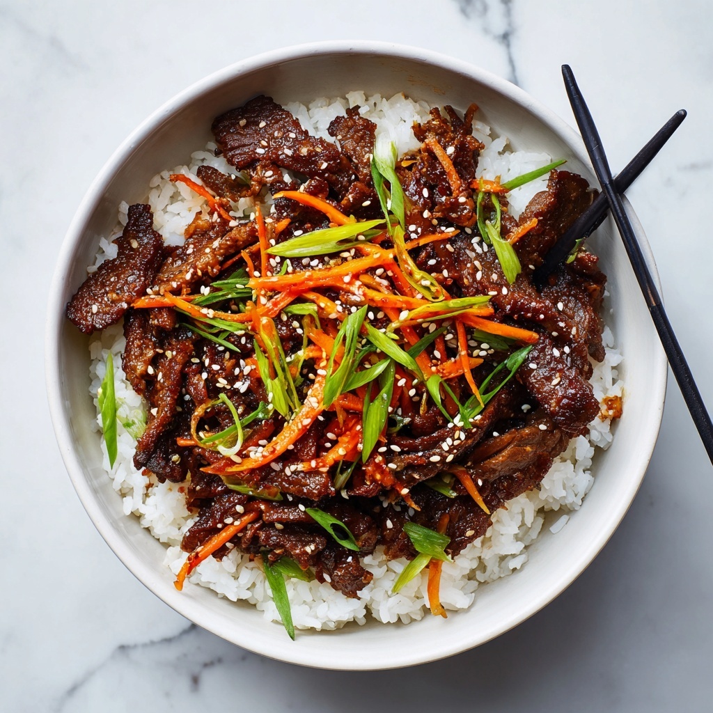 Korean Beef Bowl Recipe - Recipe Image