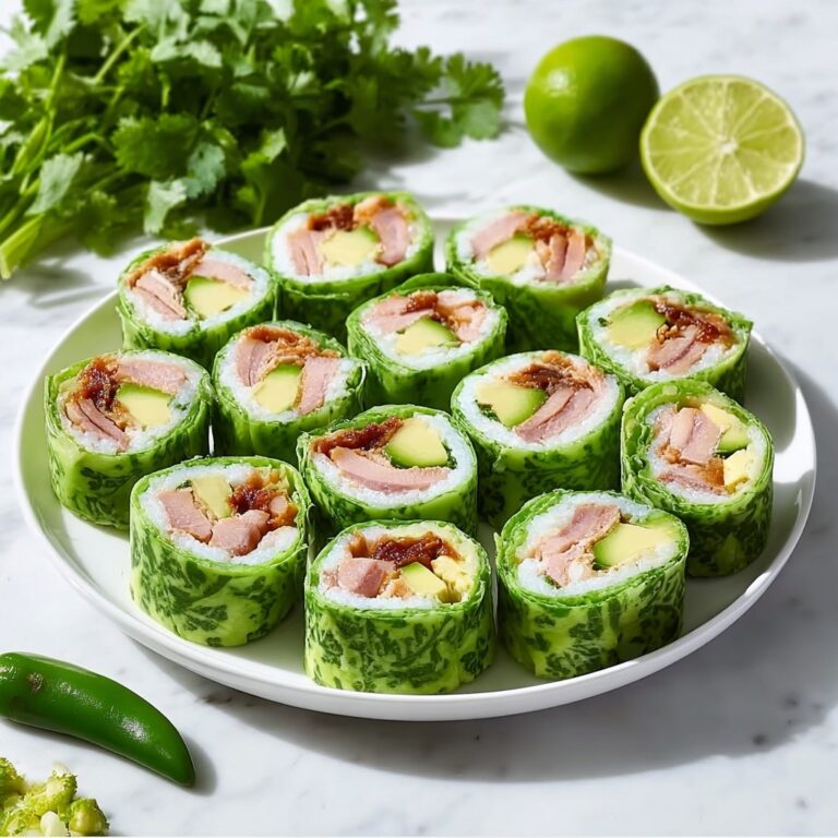 Cucumber Tuna Avocado Salad Rolls Recipe