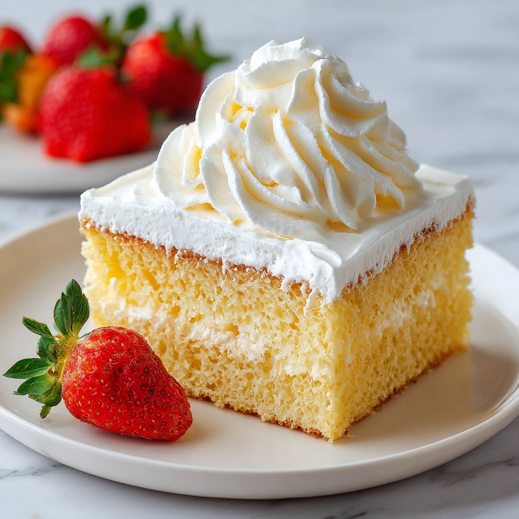 Semi-Homemade Tres Leches Cake Recipe - Recipe Image
