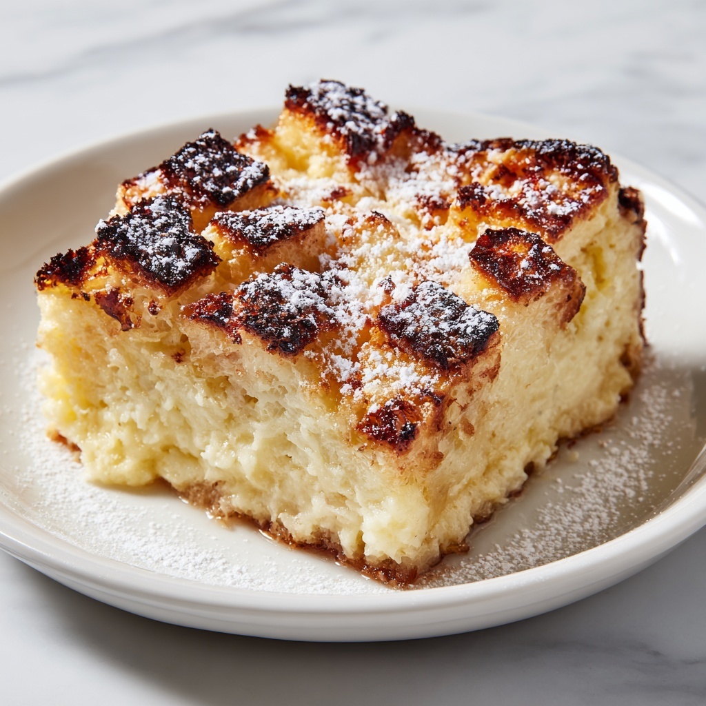 Croissant Bread Pudding Recipe - Recipe Image