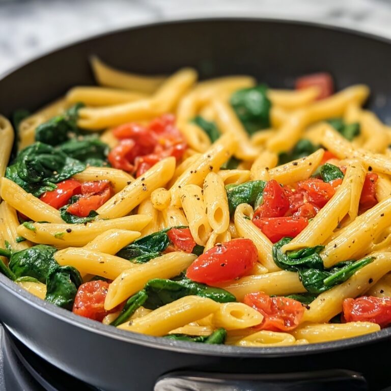Creamy Spinach and Sun-Dried Tomato Pasta Recipe