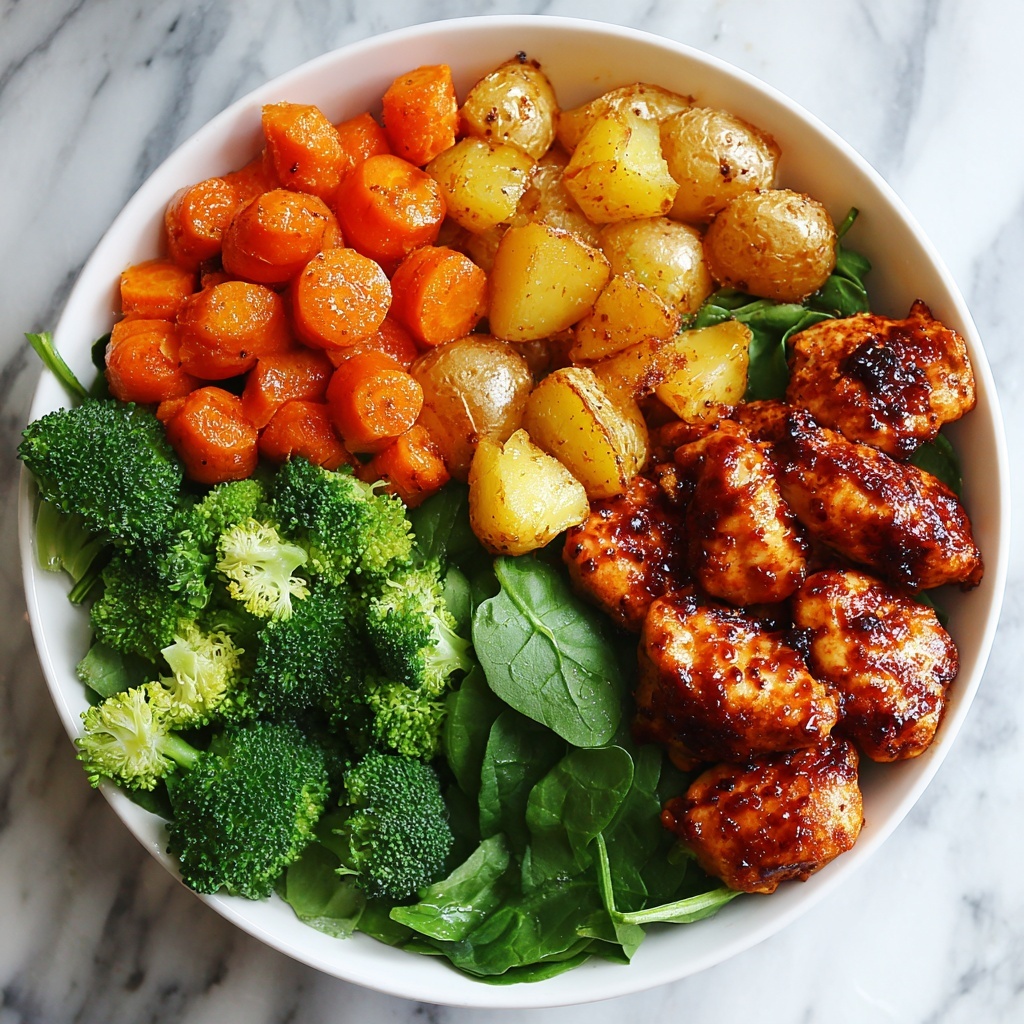 Skinny Chicken and Roasted Potato Bowl Recipe - Recipe Image