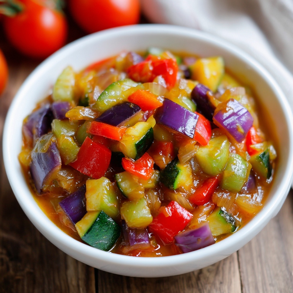 Slow Cooker Ratatouille: A Delicious Vegetable Stew Recipe - Recipe Image