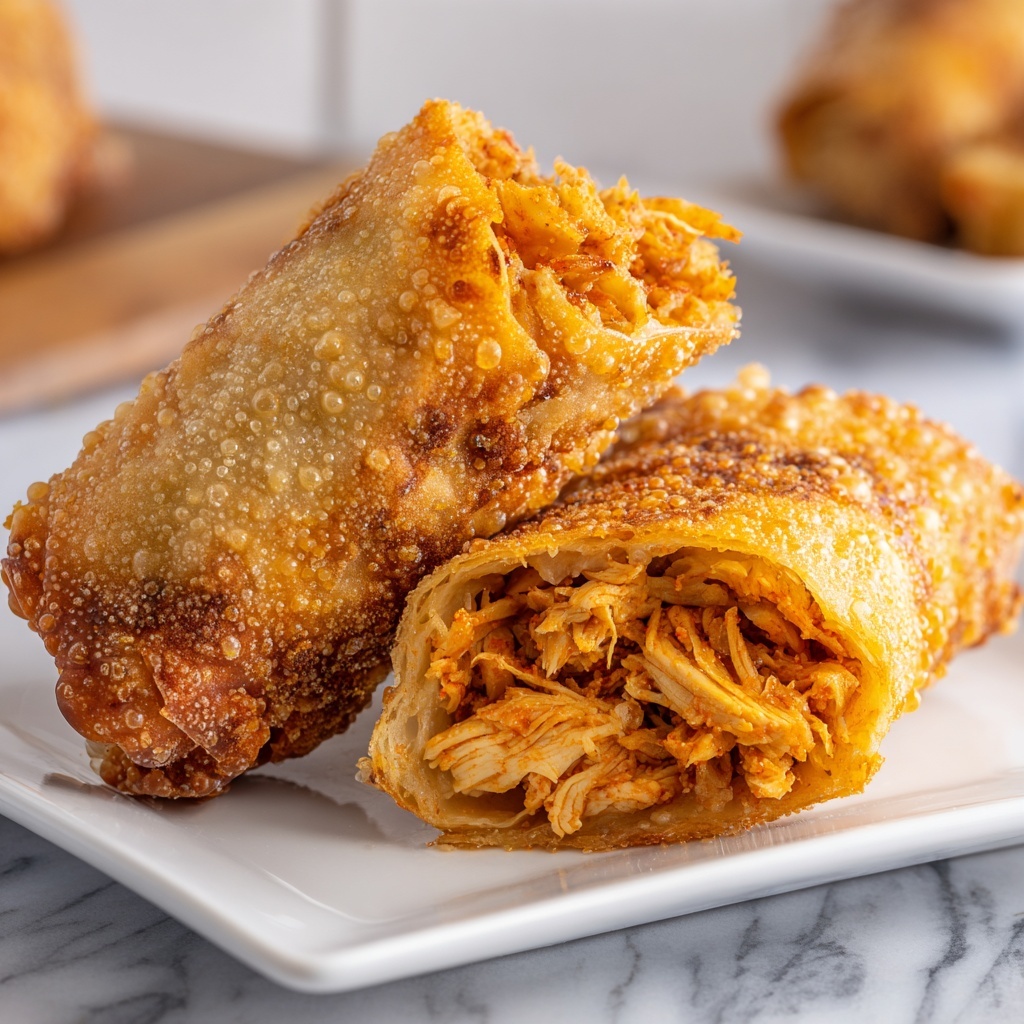Air Fryer Buffalo Chicken Egg Rolls Recipe - Recipe Image
