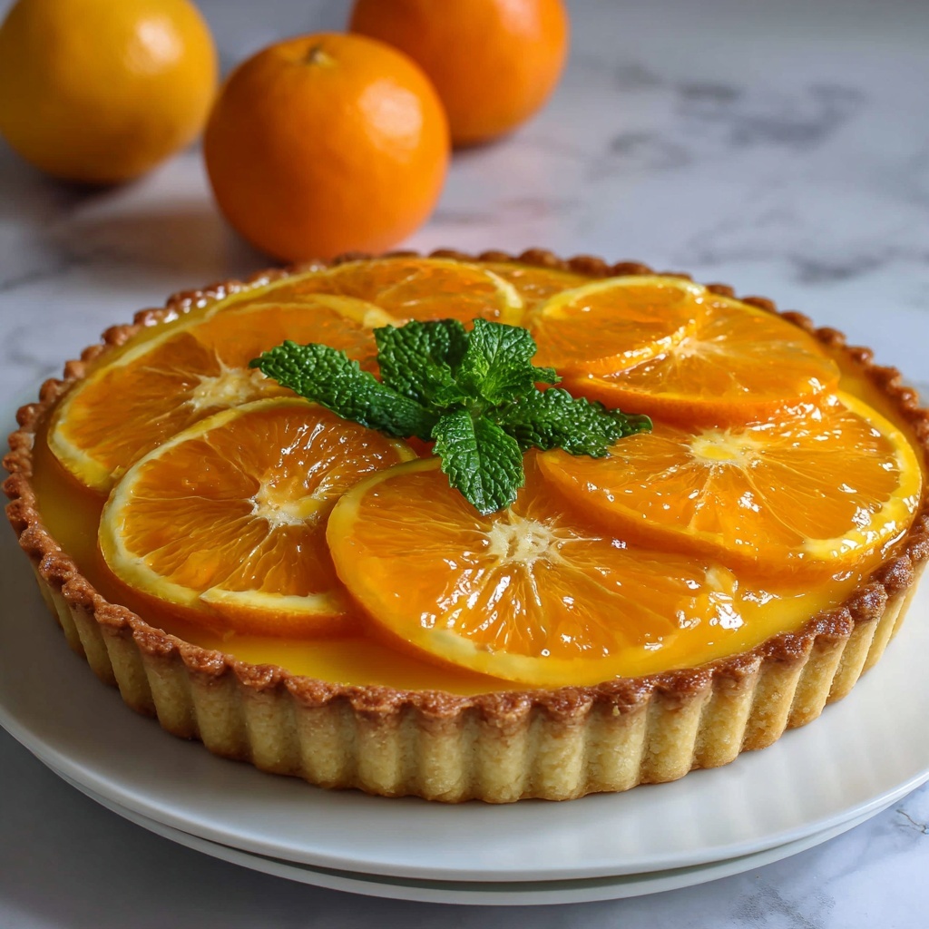 Irresistible Orange Tart Recipe - Recipe Image