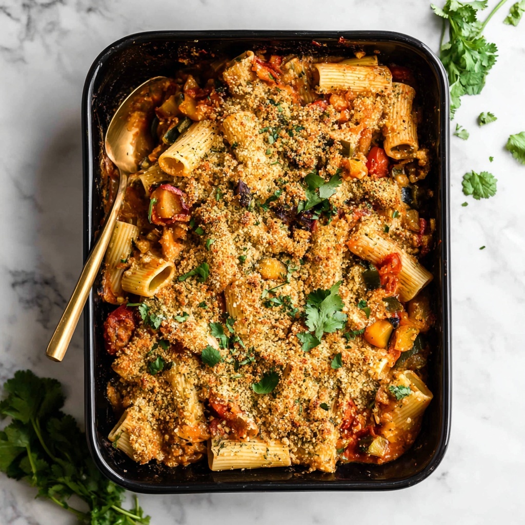 Cheesy Baked Mostaccioli Recipe - Recipe Image