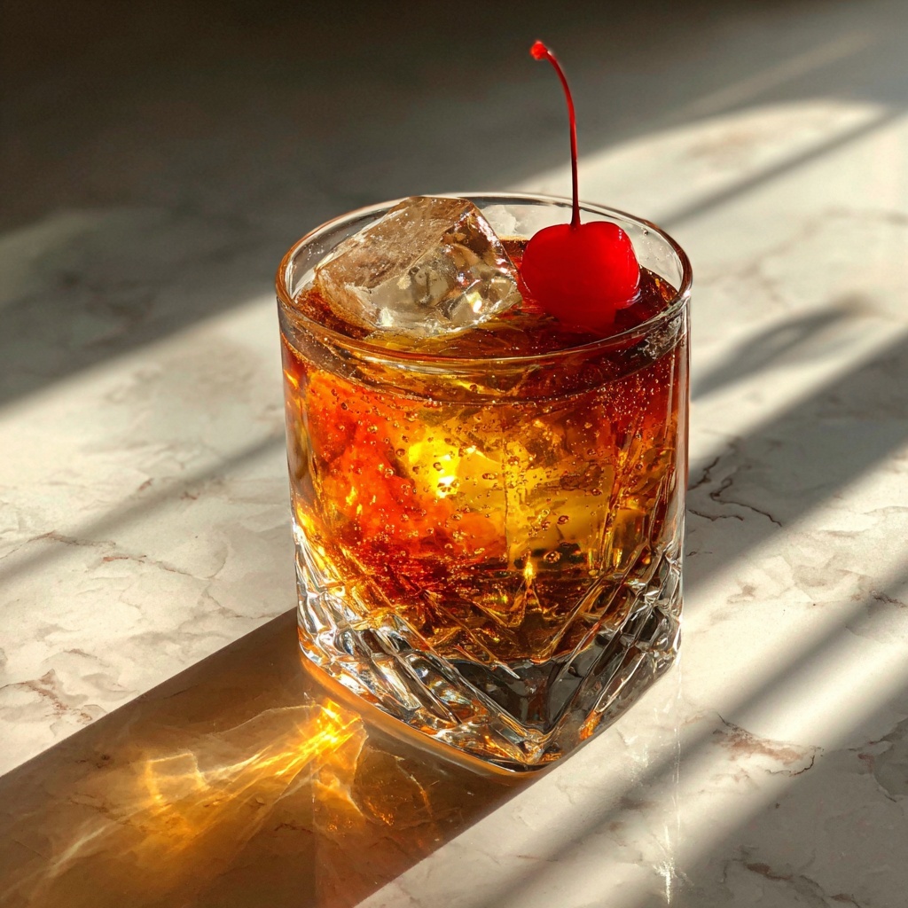 Manhattan Cocktail: 7 Comforting Steps to Perfect Bliss Recipe - Recipe Image