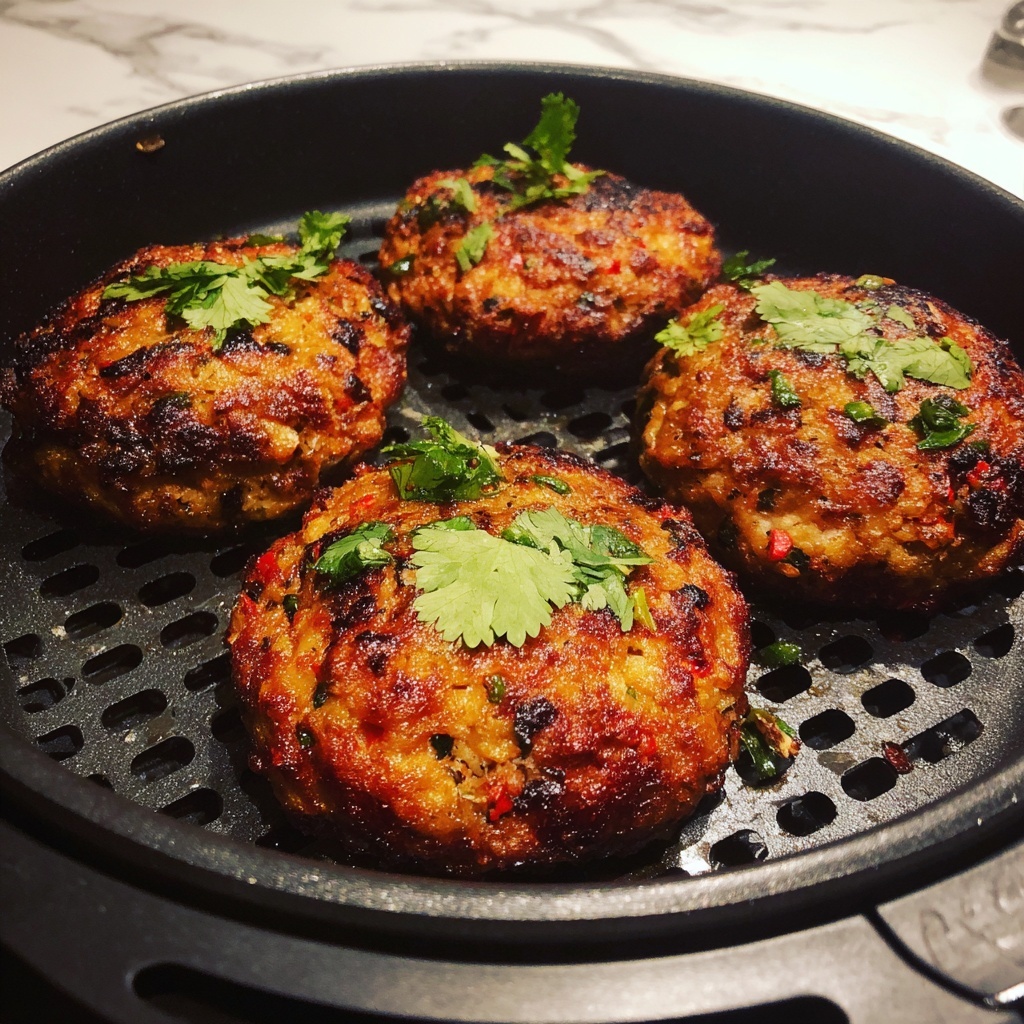 Air Fryer Burgers Recipe - Recipe Image