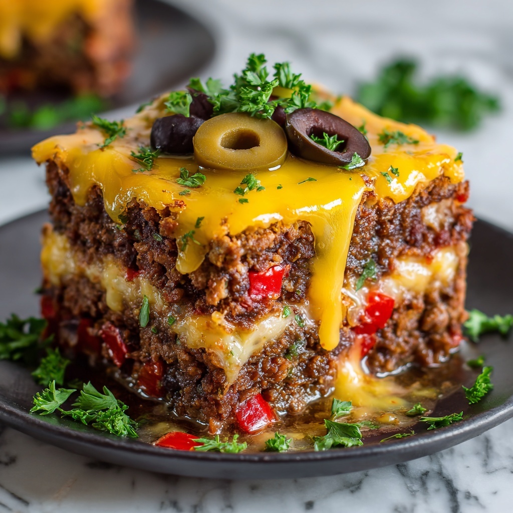Ultimate Cheesy Loaded Meatloaf Casserole for Comfort Nights Recipe - Recipe Image