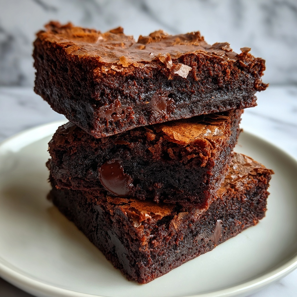 Easy Zero-Sugar Brownies with Greek Yogurt Recipe - Recipe Image
