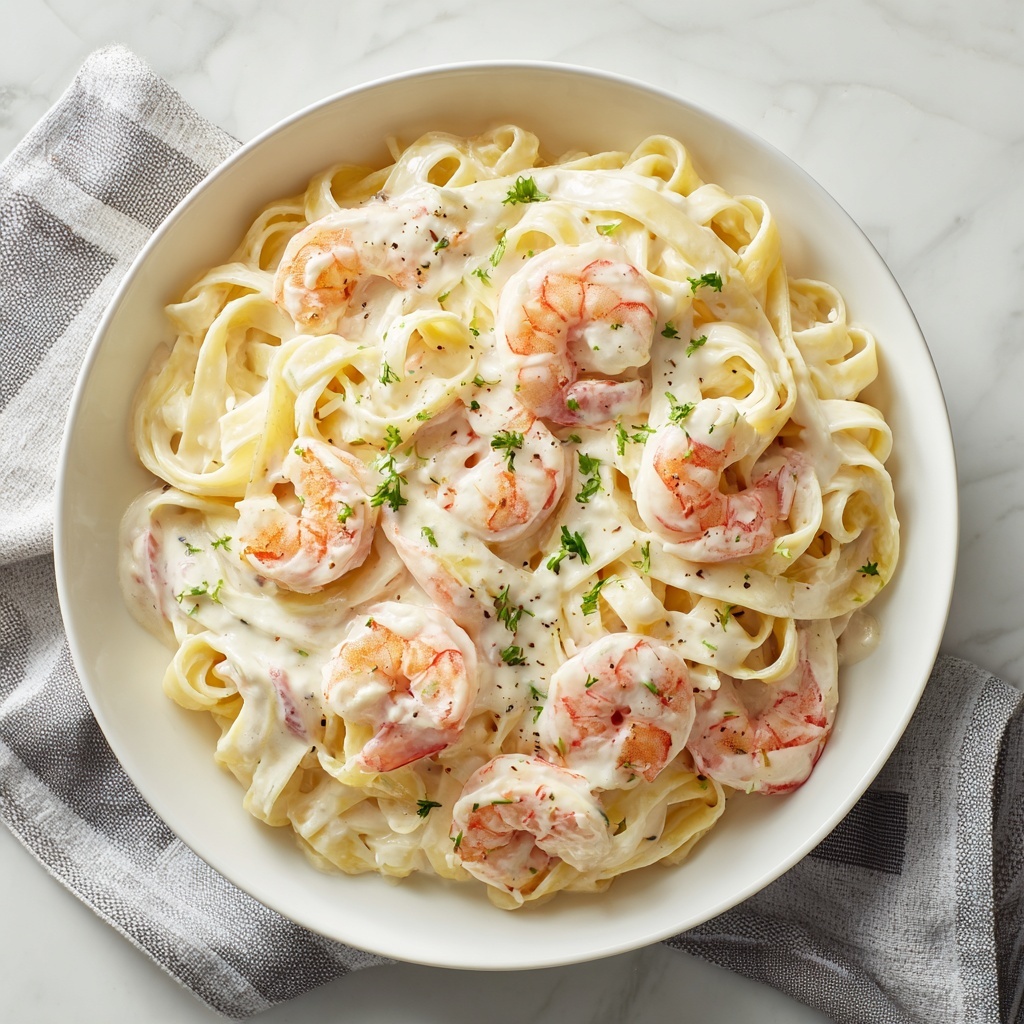 Shrimp Alfredo Pasta Recipe - Recipe Image