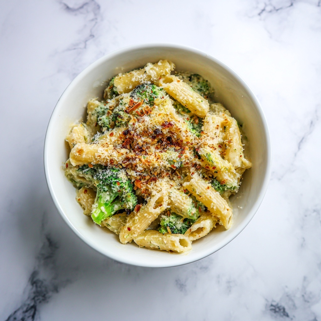 Warm Broccoli, Almond & Lemon Pasta Recipe - Recipe Image