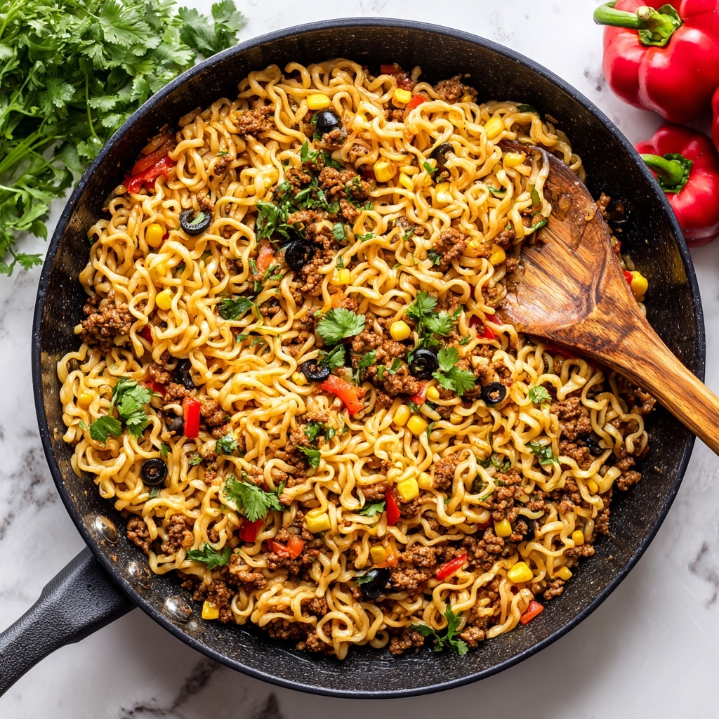 Taco Noodle Skillet Recipe - Recipe Image