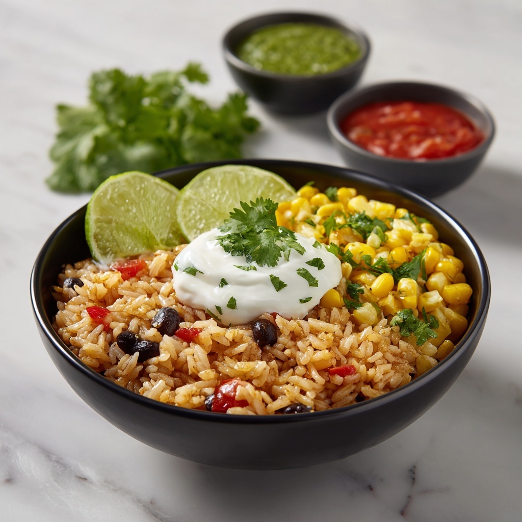 Healthy Turkey Taco Rice Bowl Recipe - Recipe Image
