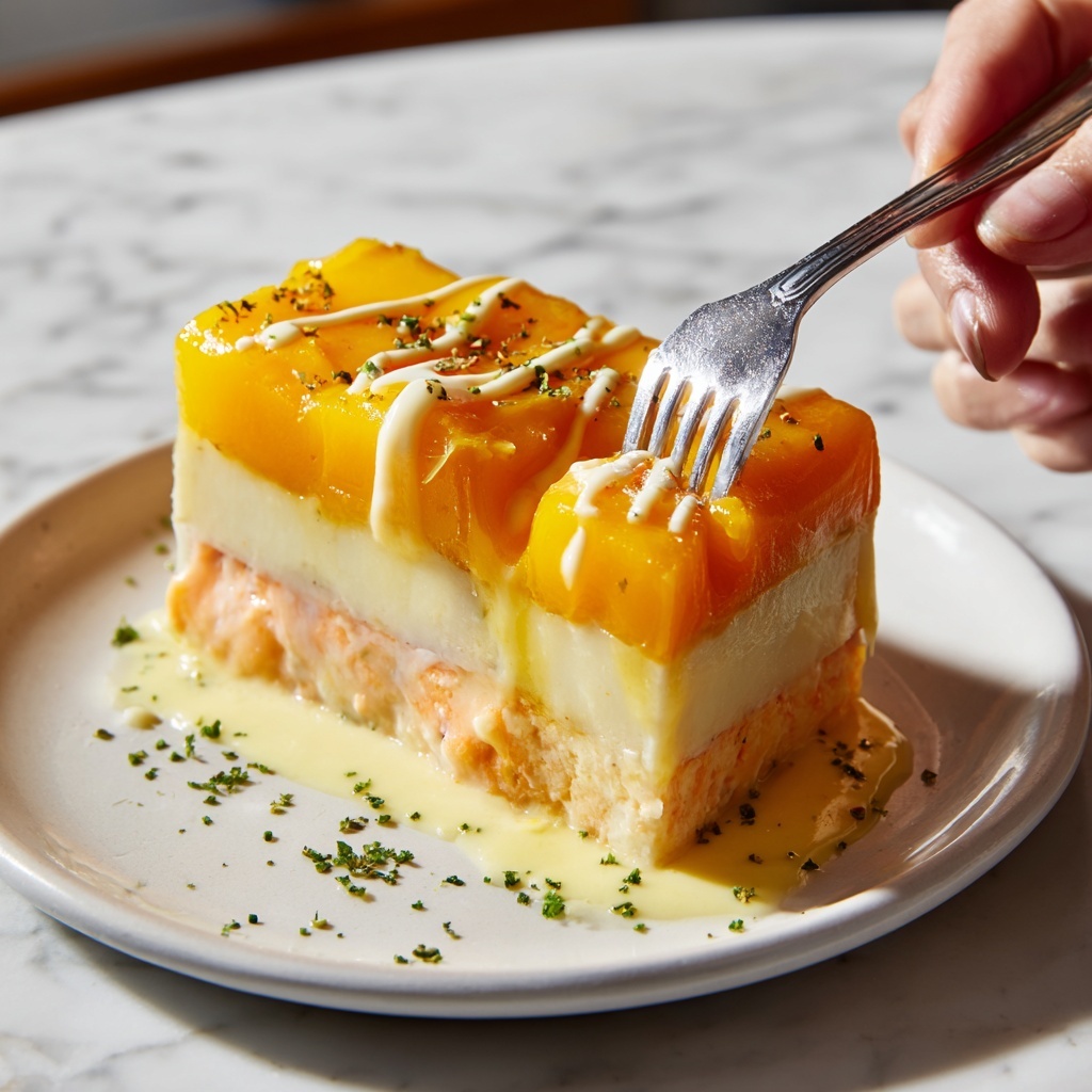 Cheesy Buffalo Chicken Lasagna with Ranch Drizzle Recipe - Recipe Image