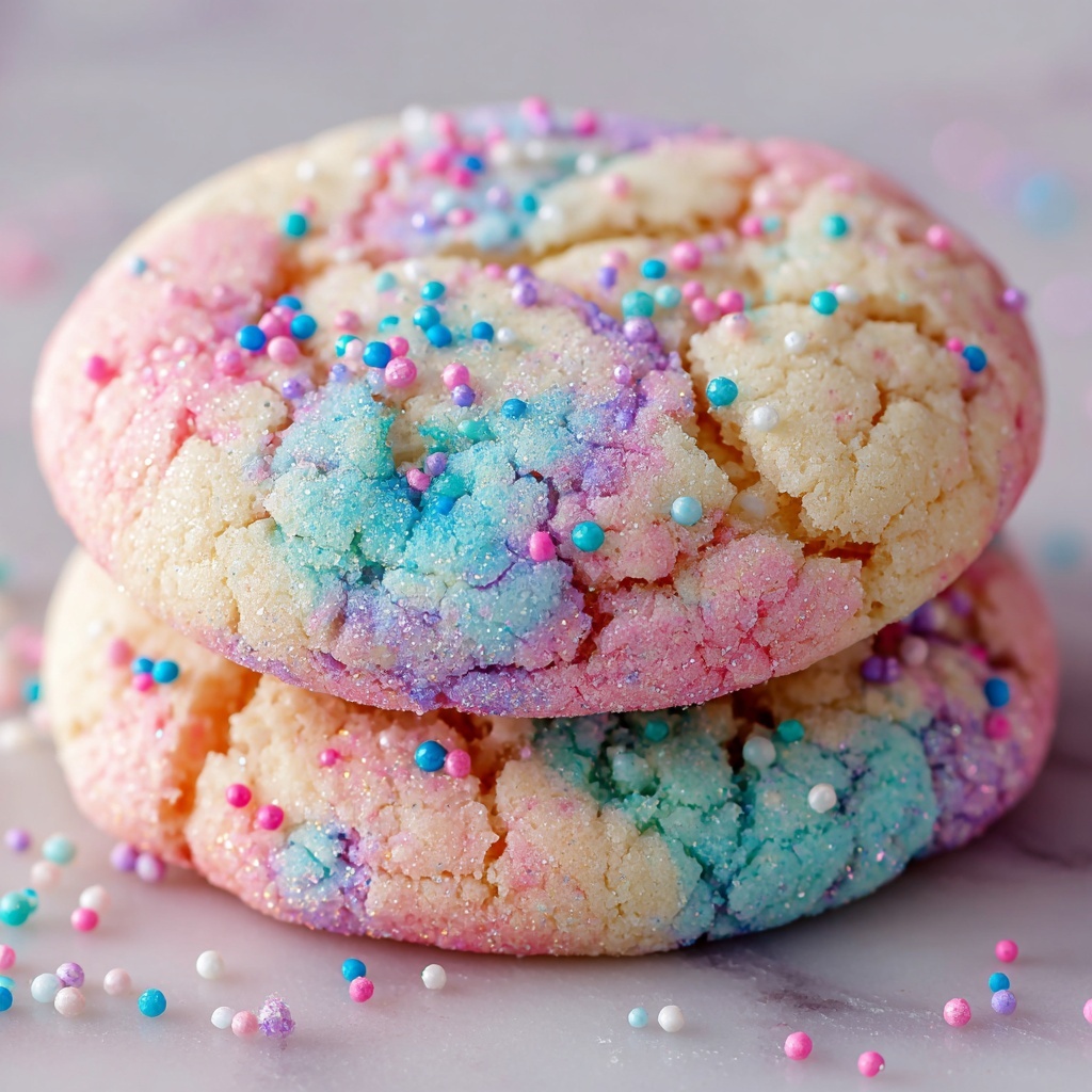Cotton Candy Cookies Recipe - Recipe Image
