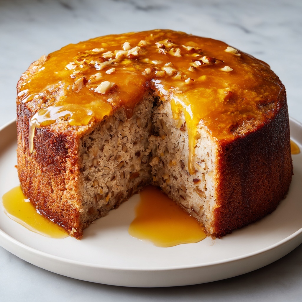 Date Honey Cake with Lemon Glaze Recipe - Recipe Image