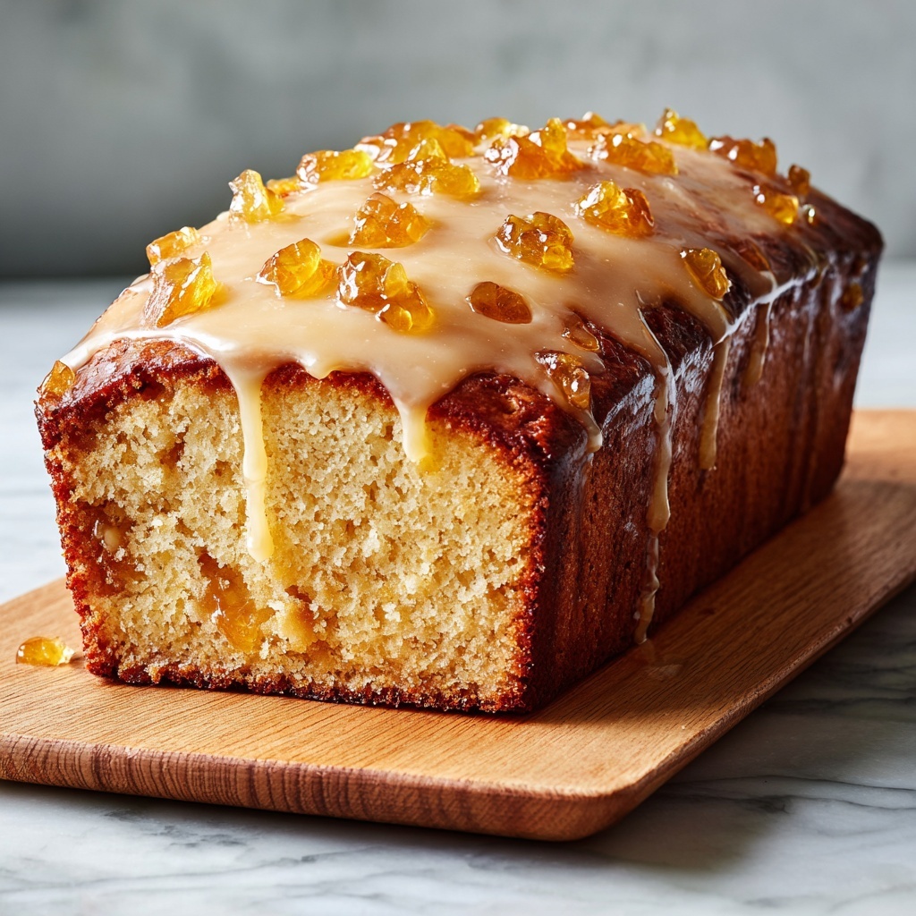 Peach Bread Bliss with Cinnamon Glaze Recipe - Recipe Image