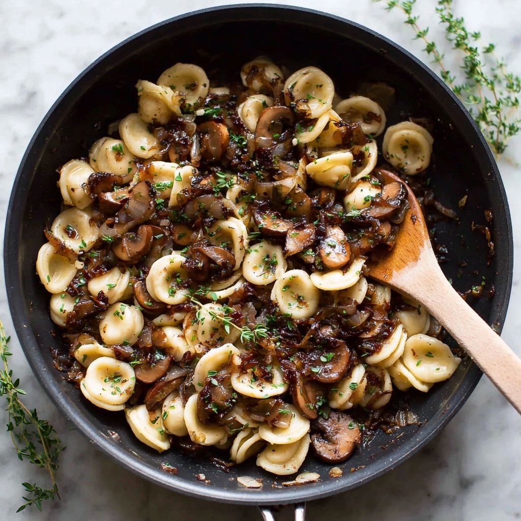 One Pot French Onion Pasta Recipe - Recipe Image
