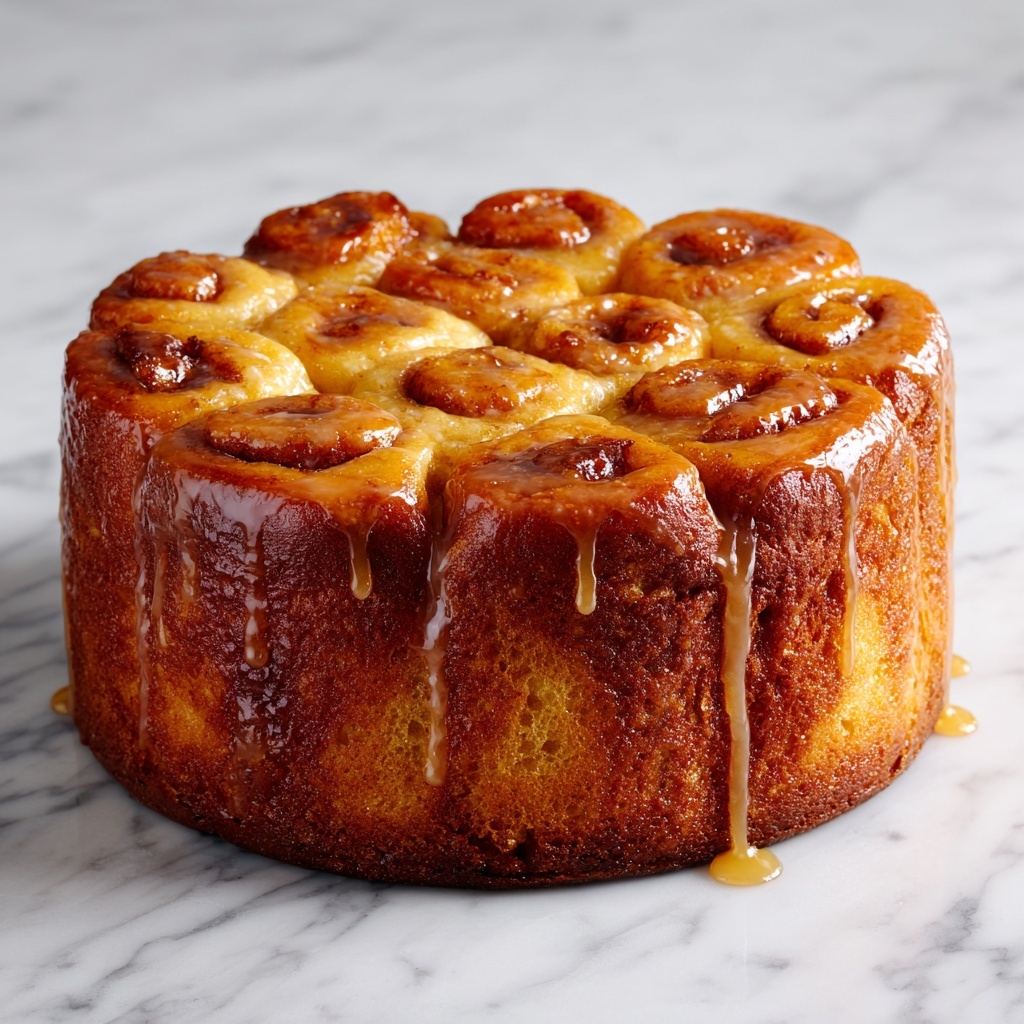 Pear Cinnamon Roll Cake Recipe - Recipe Image