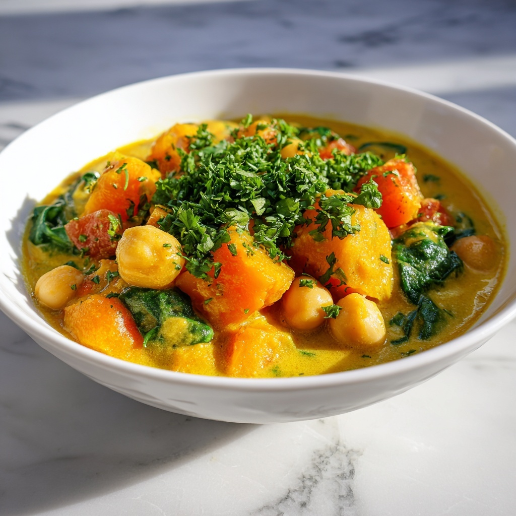Brazilian Coconut Chickpea Curry Recipe - Recipe Image